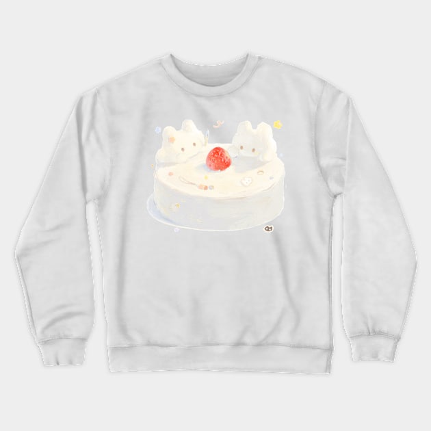 Strawberry Cake Crewneck Sweatshirt by happyyu